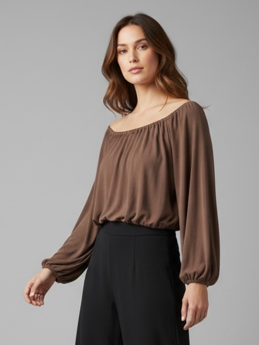 ARITZIA Wilfred Eleanora puff sleeve blouse - L - China